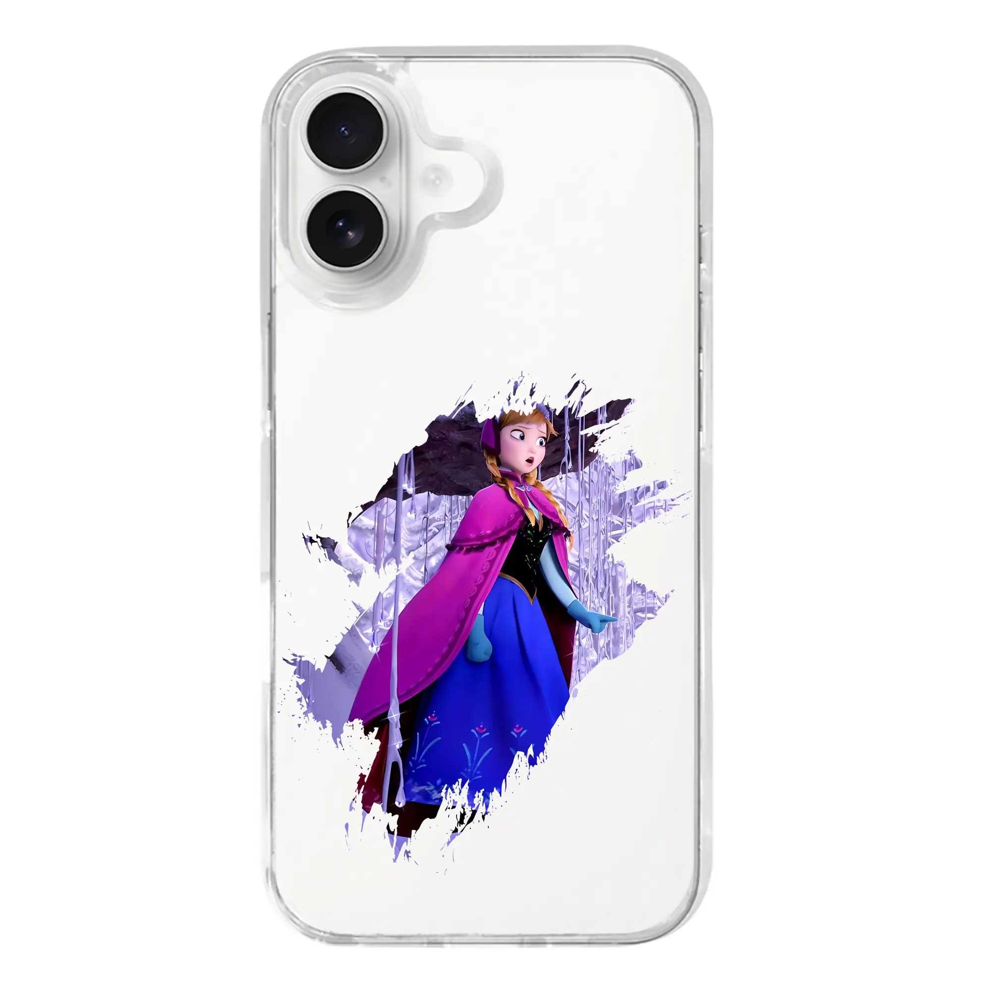 アナと雪の女王(Frozen) グッズ アナ(Anna) - iPhone 17シリーズ 透明スマホケース – 薄型・耐衝撃・精密フィット保護カバー